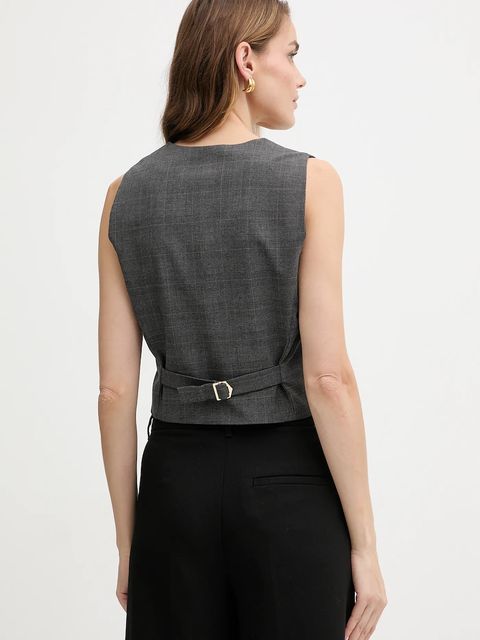 Morgan kamizelka kolor szary jednorzędowa CAMME.F