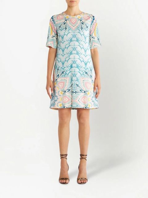 ETRO paisley-print minidress - Blue - zdjęcie produktu nr 2