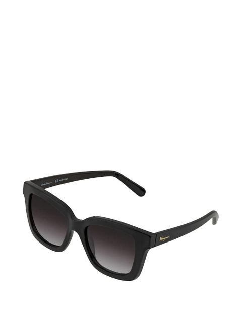 Ferragamo square full rim sunglasses - Black - zdjęcie produktu nr 2