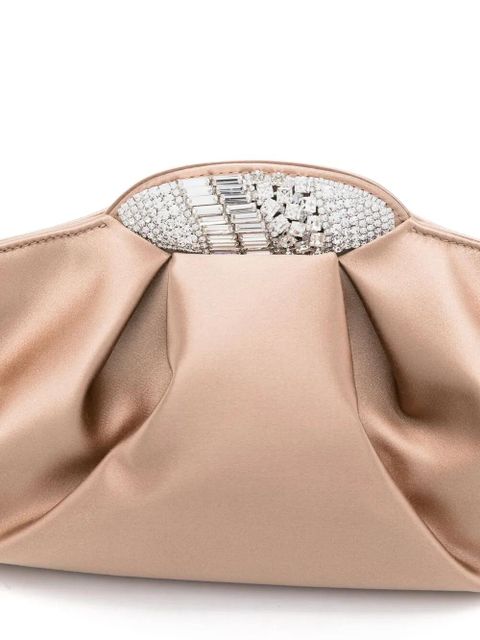 Giuseppe Zanotti crystal-embellished clutch bag - Pink