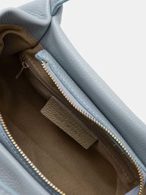 Answear.LAB torebka skórzana kolor niebieski