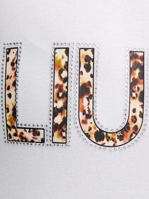 Liu Jo t-shirt damski kolor biały VA5154.JS003