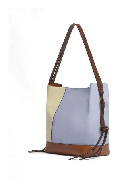Marni small Pod 2.0 leather tote bag - Neutrals