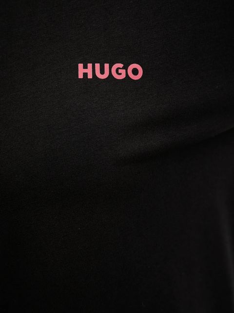 HUGO longsleeve lounge kolor czarny 50555632
