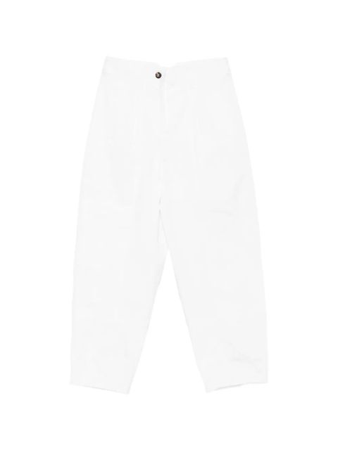 Max Mara pleated straight-leg trousers - White - zdjęcie produktu nr 1