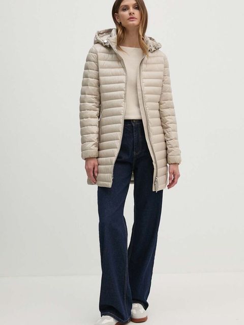 Calvin Klein kurtka damska kolor beżowy przejściowa K20K207109 - zdjęcie produktu nr 2