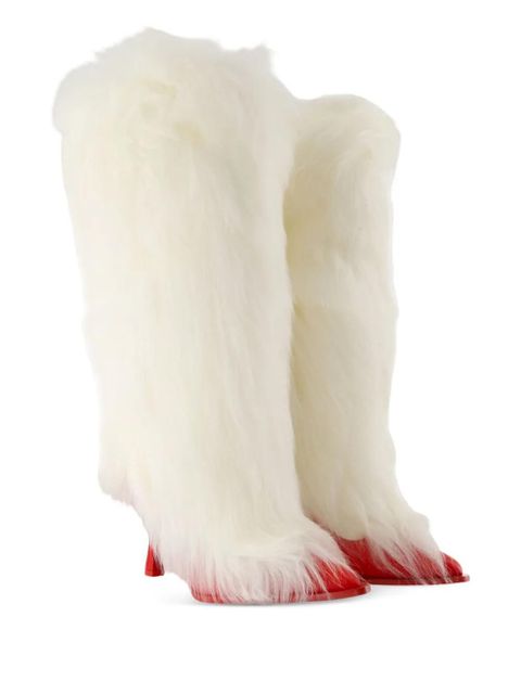 UGG x Ambush fur heeled boots - White - zdjęcie produktu nr 2