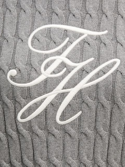 Tommy Hilfiger sweter bawełniany damski kolor szary WW0WW47633