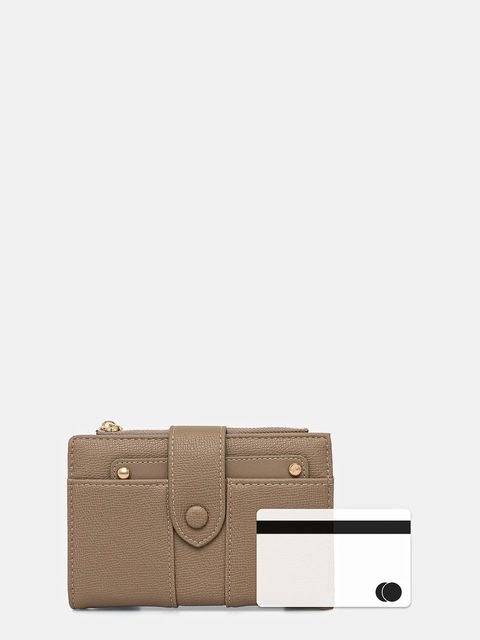 Answear.LAB portfel damski kolor beżowy