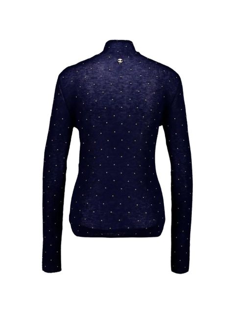 Rabanne long-sleeved turtleneck wool - Blue - zdjęcie produktu nr 2