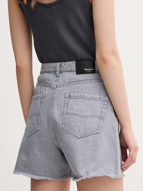 Pepe Jeans szorty jeansowe A-LINE SHORT UHW RACHEL