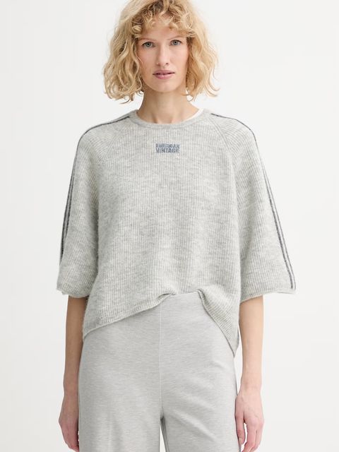 American Vintage sweter z domieszką alpaki - zdjęcie produktu nr 1