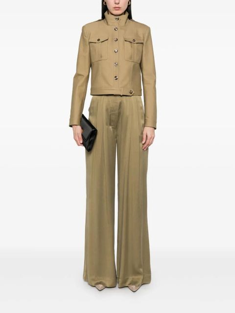 TOM FORD cropped jacket - Green