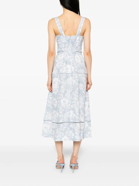 Reformation Everett linen dress - Blue