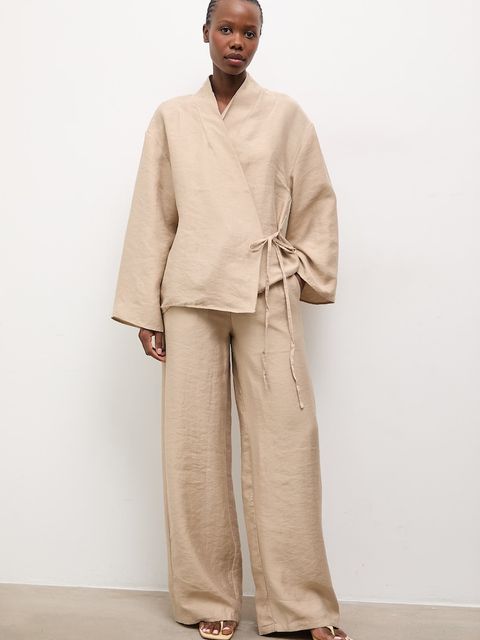 Answear.LAB marynarka damska z lyocellem - zdjęcie produktu nr 1