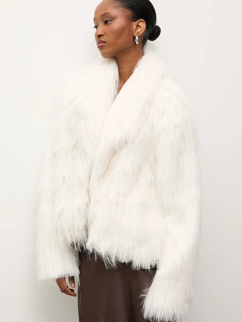 Answear.LAB kurtka kolor biały przejściowa