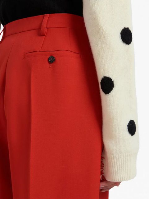 Marni Tropical tailored wool trousers