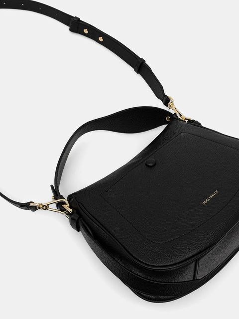 Coccinelle torebka skórzana MAVERY kolor czarny E1 U7F 18 01 01