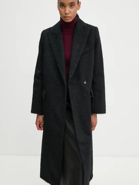 Day Birger et Mikkelsen płaszcz z domieszką wełny Franka - Fuzzy Autumn - zdjęcie produktu nr 1