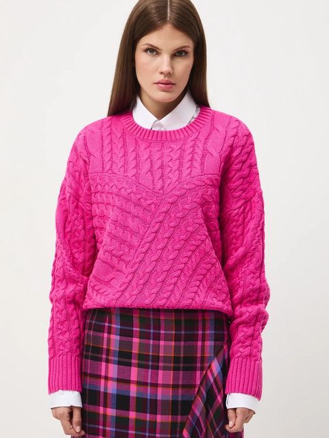 Medicine sweter damski kolor różowy
