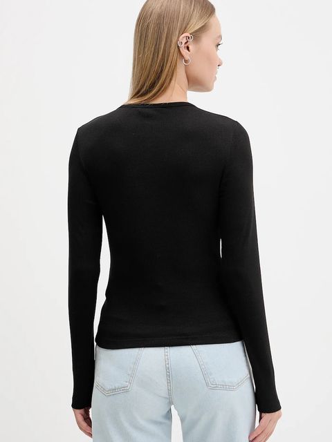 Tommy Jeans longsleeve 2-pack damski kolor biały DW0DW17716