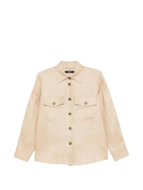 Weekend Max Mara flap-pocket shirt jacket - Neutrals - zdjęcie produktu nr 1