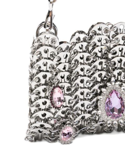 Rabanne chain satchel shoulder bag - Silver