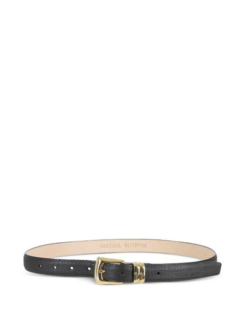 Magda Butrym logo-debossed leather belt - Black - zdjęcie produktu nr 2
