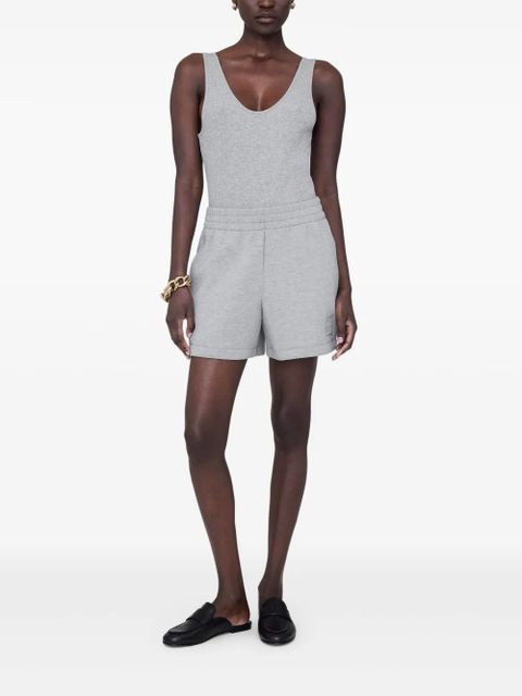 ANINE BING logo shorts - Grey