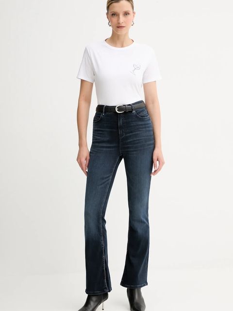 BOSS Orange t-shirt bawełniany damski kolor biały 50549192 - zdjęcie produktu nr 2