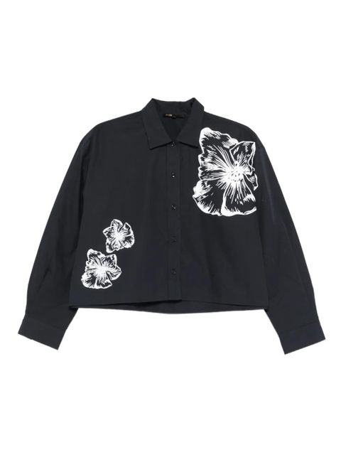 Maje floral-print button shirt - Blue - zdjęcie produktu nr 1