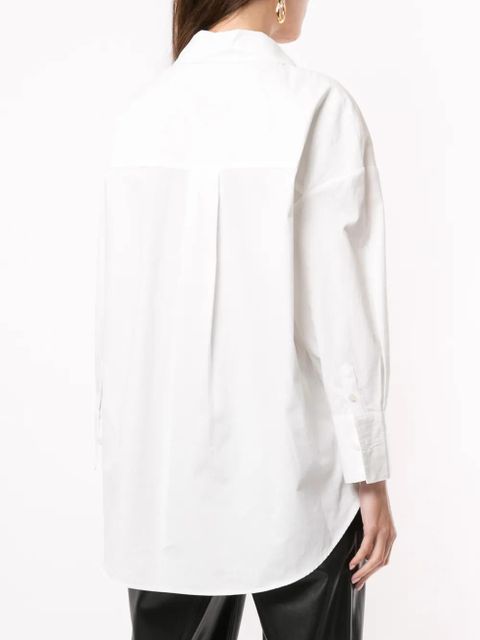 ANINE BING Mika long-sleeve shirt - White