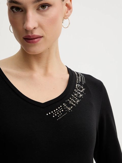 Liu Jo longsleeve kolor czarny TA6053 JS003