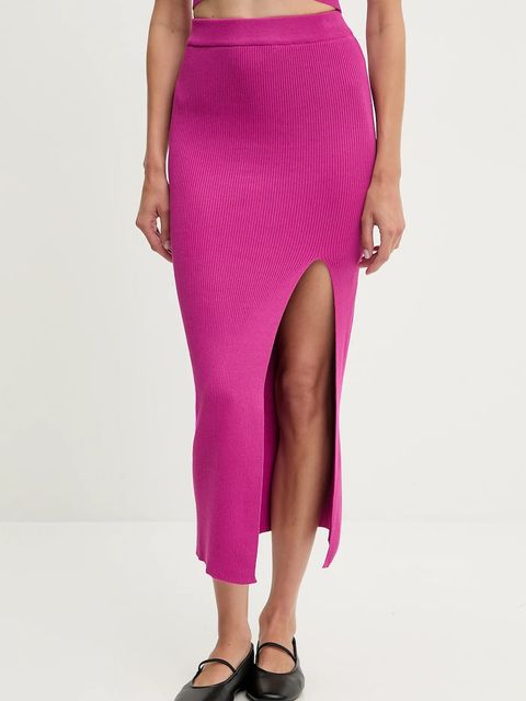 Answear.LAB top i spódnica damski kolor różowy - zdjęcie produktu nr 2