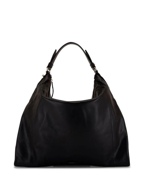 Jimmy Choo Ana hobo leather shoulder bag - Black - zdjęcie produktu nr 2