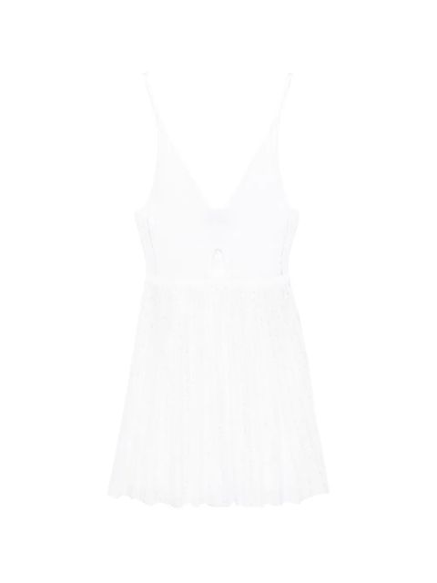 Missoni cut-out pleated mini dress - White - zdjęcie produktu nr 1