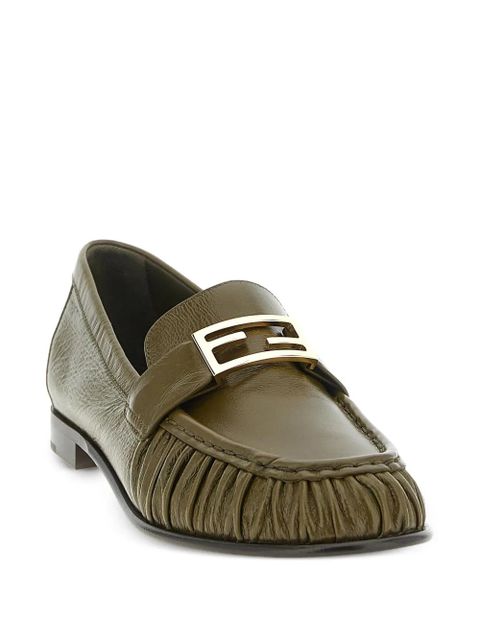 FENDI Baguette loafers - Green