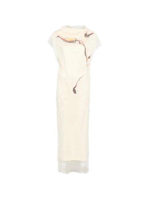 Sportmax floral print dress - Neutrals - zdjęcie produktu nr 1