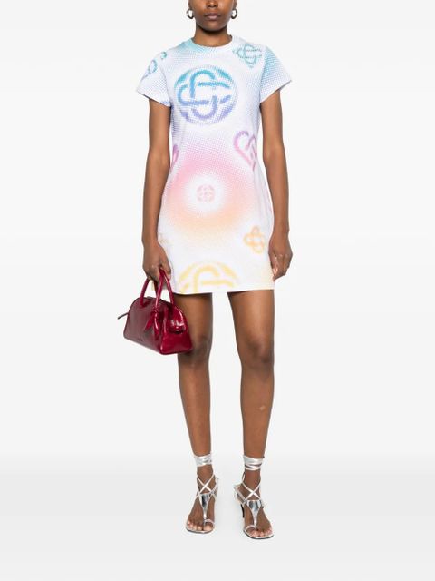 Casablanca printed mini dress - White - zdjęcie produktu nr 2