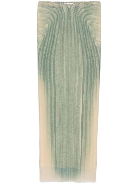 Jean Paul Gaultier Spiral maxi skirt - Blue - zdjęcie produktu nr 1