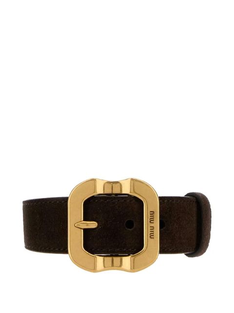 Miu Miu buckle bracelet - Brown - zdjęcie produktu nr 1