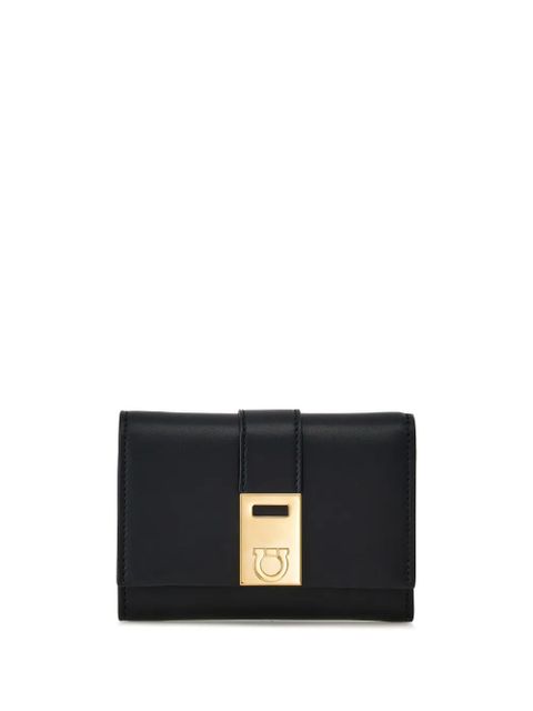 Ferragamo Hug two-tone leather wallet - Black - zdjęcie produktu nr 1