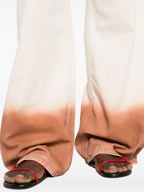 Alanui dip-dye trousers - Neutrals