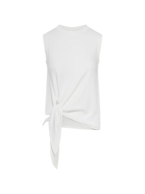 JW Anderson knotted hem cotton tank top - White - zdjęcie produktu nr 1