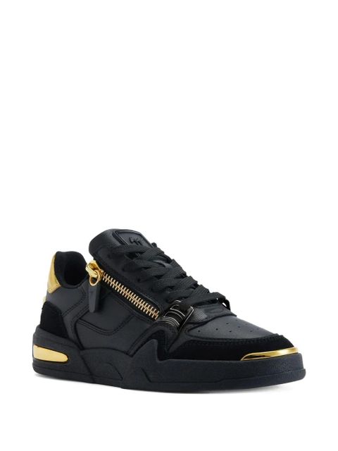 Giuseppe Zanotti zip-detail sneakers - Black - zdjęcie produktu nr 2