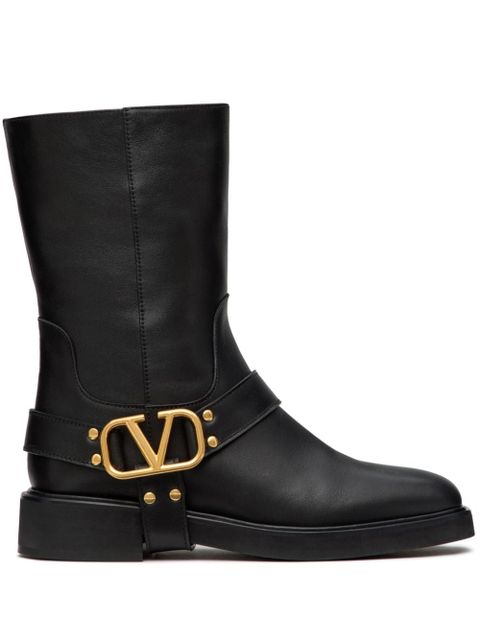 Valentino Garavani 30mm VLogo The Bold Edition ankle boots - Black - zdjęcie produktu nr 1