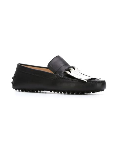 Tod's fringed driving shoes - Black - zdjęcie produktu nr 2