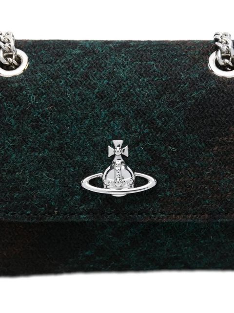 Vivienne Westwood Orb-plaque chain crossbody bag - Green