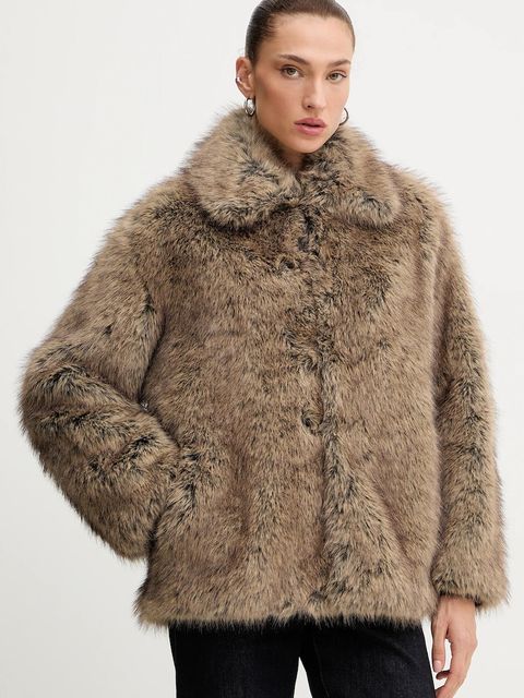 Liu Jo płaszcz kolor zielony MF5232 E1095 - zdjęcie produktu nr 1