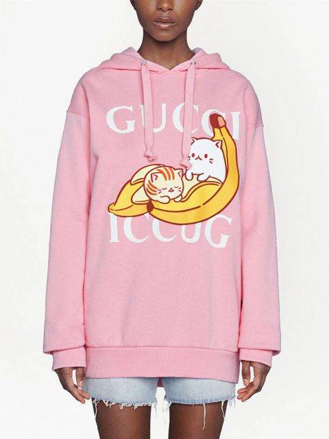 Gucci x Bananya printed hoodie - Pink